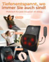 MASSAGEWERK® Shiatsu Rücken- und Nackenmassagekissen | Elektrisches Nackenmassagekissen mit Wärmefunktion – Bild 6