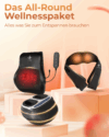 MASSAGEWERK® Shiatsu Rücken- und Nackenmassagekissen | Elektrisches Nackenmassagekissen mit Wärmefunktion – Bild 8