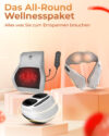 MASSAGEWERK® Shiatsu Rücken- und Nackenmassagekissen | Elektrisches Nackenmassagekissen mit Wärmefunktion – Bild 16